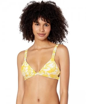 Tops Women's Ladder Back Bralette Swimsuit Bikini Top - Honey Palm - CQ18YQG8QYD