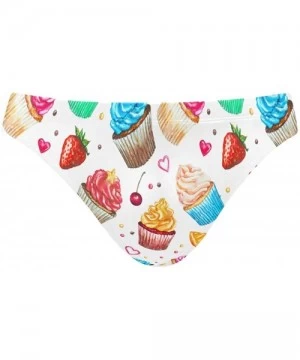 Briefs Watercolor Cupcake Strawberry Mens Swim Trunks Sport Swim Brief Thong Bikini Swimsuit - As Pattern - CS18WTH3R5I