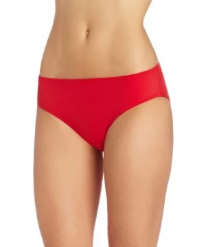 Bottoms Women's Casablanca High Waisted Swimsuit Bottom - True Red - CI11BP42UP5