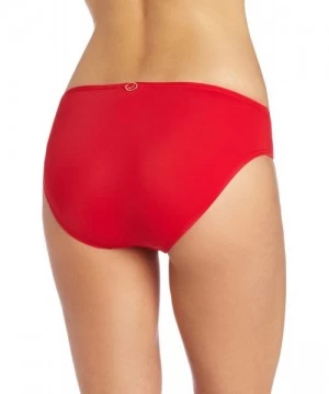 Bottoms Women's Casablanca High Waisted Swimsuit Bottom - True Red - CI11BP42UP5