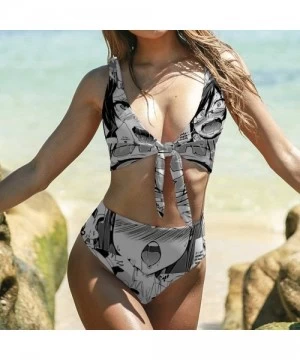 Tankinis Japanese Anime Womens Two Piece Cute Bandeau Swimsuit Wrap Light Support Swimwear for Beach Various Styles Style1 2 ...