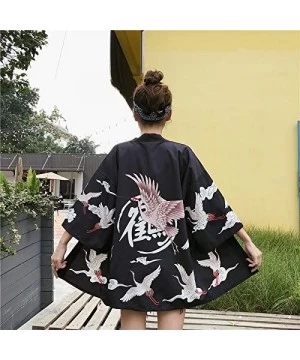 Cover-Ups Summer Womens Beach Kimono Wear Cover up Swimwear Beachwear Bikini Cardigan - Black 13 - CF198MTDC45