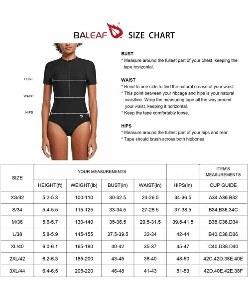 One-Pieces Women's Long Sleeve One Piece Sun Protection Rash Guard Rashguard UPF 50+ Wetsuit Swimsuit - 1-black - CA196EK8MDH