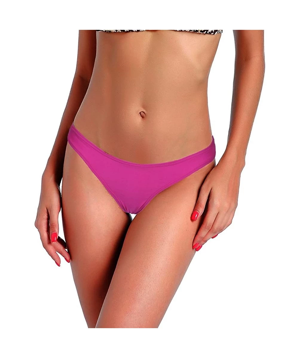 Bottoms 3-5 Days Delivery Women's 2016 Hot Summer Beachwear Bikini Bottom Thong Swimwear - Red - C812LQRZ2MD