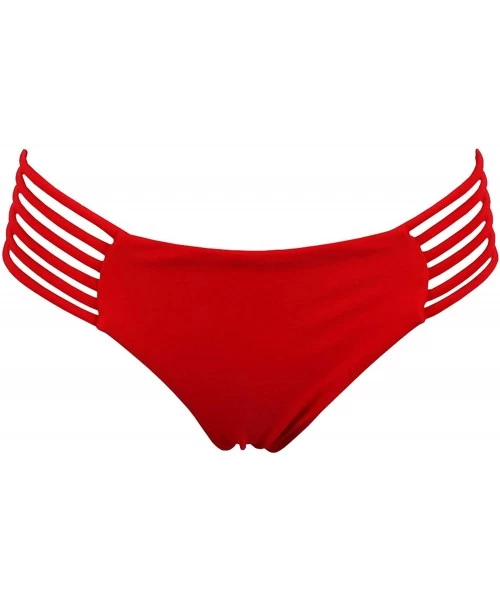 Sets Women's Mermaid Bandeau Push Up Bikini top Bikini Swimwear(FBA) - B-red - CE187ACRIQS