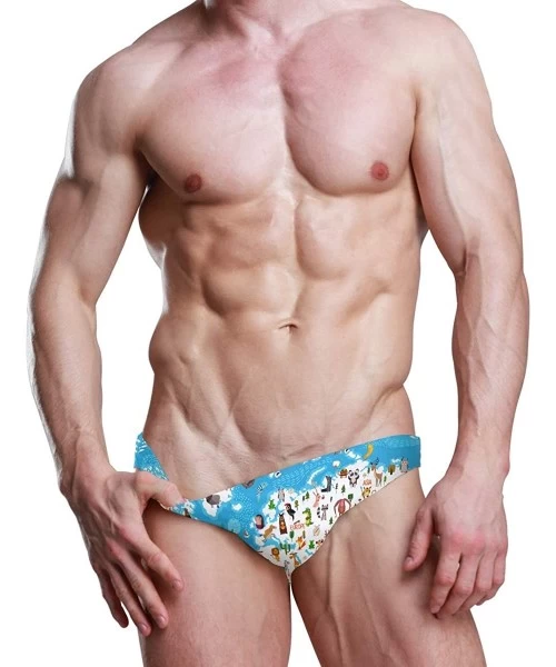 Racing Men Swimsuit Cat Dog Bikini Briefs Male Sexy Swimwear 2030844 - 2030841 - CE18WQEIRZE