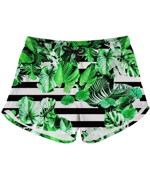 Board Shorts Women's Summer Fashion Board Shorts Quick Dry Drawstring Swim Trunks with Mesh Lining - Hawaii - CI18Q65C2QQ