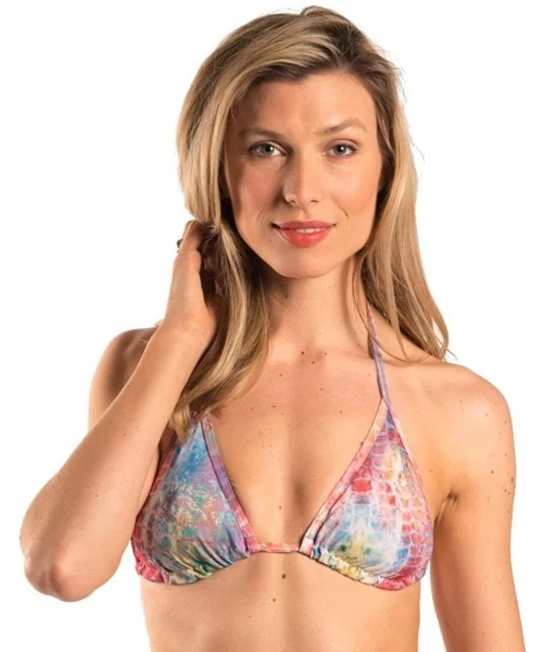 Tops Siena Tan Through Bikini Top - CN18STZGI0Z