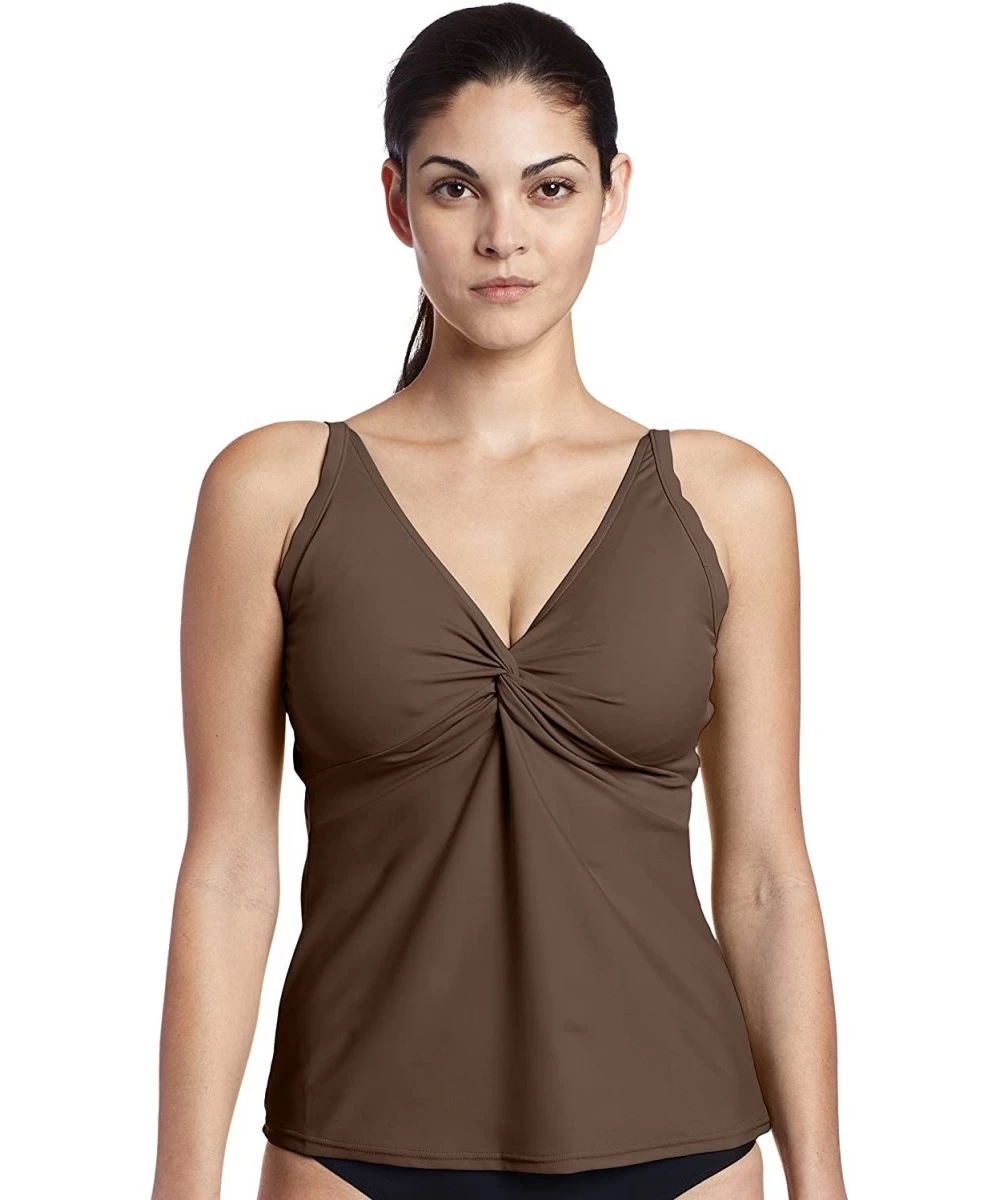 Tankinis Women's Twist Tankini - Java - CT127X4D9IR