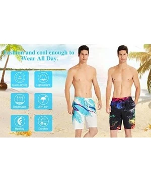 Board Shorts Skull and Tentacles of The Octopus Mens Quick Dry Swim Trunks Beach Board Mesh Lining Shorts - C518RXQ7TLI