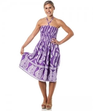 Cover-Ups One-Size-fits-Most Tube Dress/Coverup - Jasmine - Purple - CE11CBXG6CR