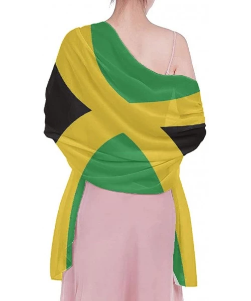 Cover-Ups Great Swimsuit Accessories Summer Beach Jamaican Flag Shawl Chiffon Holiday Beach Sarong Beach Scarf Wrap Beach Swi...