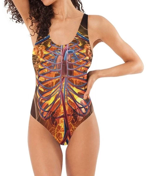 One-Pieces Womens One Piece Swimsuit Monokini Backless Bikini Sets Beach Bathing Suit - Color23 - C4196IETI3G