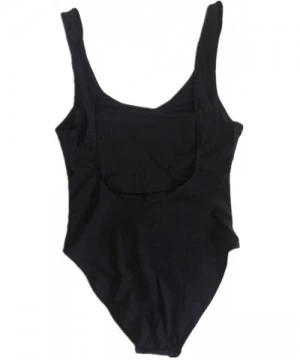 One-Pieces Fuego One Piece Swimsuit/Bodysuit Black Red White S- M- L- XL - Vodka Soda-black - CV18KC3K2SK