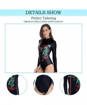 One-Pieces Color of Frankenstein-Women One Piece Swimsuit Swimwear for Surfing S - Multi 34 - CU1992RWTAY