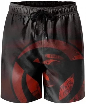 Trunks Mens Swim Trunks Uchiha-Sharingan-Naruto-Art- Shorts Retro Running Quick Dry - White-314 - CB19772QMC5