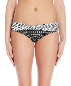 Bottoms Women's Sash Low Rise Bikini Bottom Printed - Unforgettable - C812O871D8L