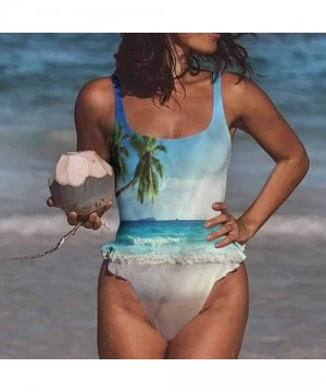 Bottoms Bikini Set Seashells- Pearl Clam Snail Tropical Adjustable to Fit Anyone - Multi 05-one-piece Swimsuit - CG19E793W8C