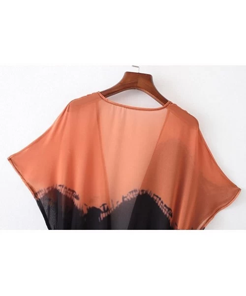 Cover-Ups Women Coverup- Summer Chiffon Shawl Kimono Cardigan Beach Cover up - CX1838O2K59