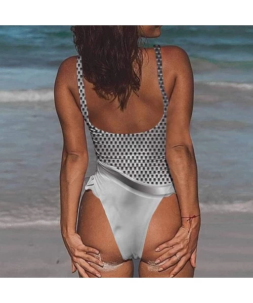 Bottoms Bikini Set Grey- Horse Royal Animal Retro Material is Soft and Water Resistant - Multi 03-one-piece Swimsuit - C919E7...