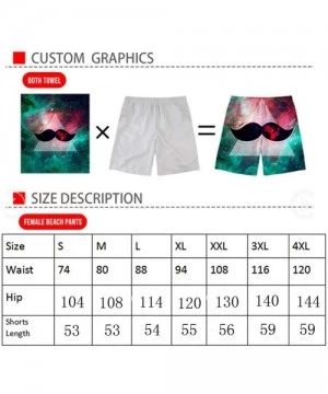 Board Shorts Men's Quick Dry Swimwear Board Shorts Summer Beach Bathing Suits with Mesh Lining - Leaf-3 - CW194C9S9NL