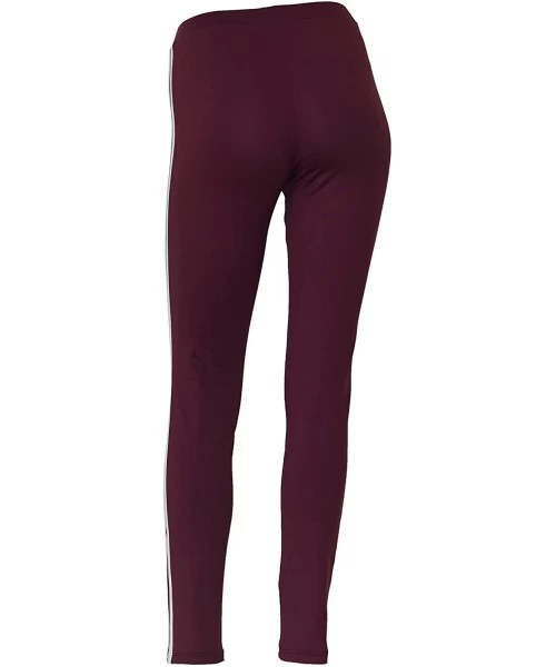 Rash Guards Women Beach Walk Plus Size UPF 50+ Long Pants Swim Rash Guard - Dark Wine_2l - CB180A5EDI2