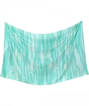 Cover-Ups Women One Size Swimsuit Cover Up Summer Beach Wrap Skirt Hand Tie Dye B - Summer Green_x886 - CA18L7NNZKG