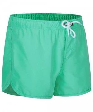 Board Shorts Beach Pants Fitness Loose Surfing Trunks Shorts - Mint Green - CE199RAC7R5