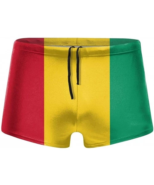 Briefs Men's Swimwear Briefs Swim Trunk Arizona State Flag Bikini Boxer Swimsuit - Flag of Guinea 19 - CA19CD7I3ZL