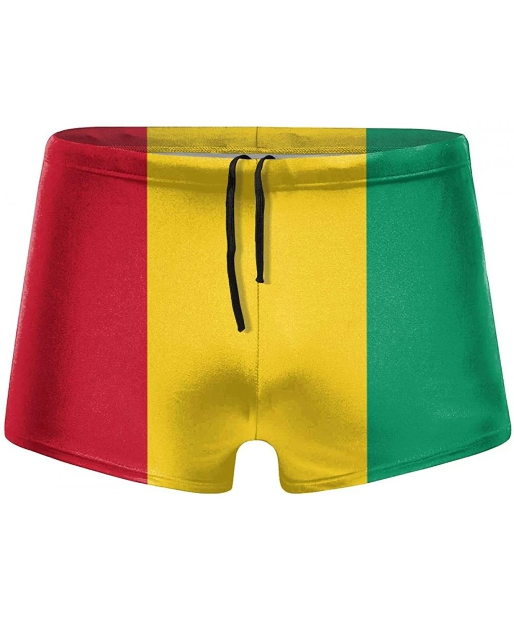 Briefs Men's Swimwear Briefs Swim Trunk Arizona State Flag Bikini Boxer Swimsuit - Flag of Guinea 19 - CA19CD7I3ZL