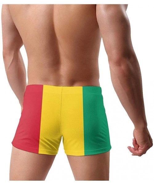 Briefs Men's Swimwear Briefs Swim Trunk Arizona State Flag Bikini Boxer Swimsuit - Flag of Guinea 19 - CA19CD7I3ZL