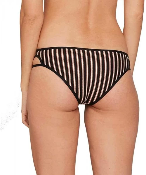 Tankinis Women's Horizon Stripe Rachel Bottoms - Black - CK18M2ZYD93