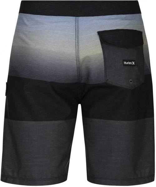 Board Shorts Men's Valley 20" inch Swim Short Boardshort - Black - C218AQQ8OEN