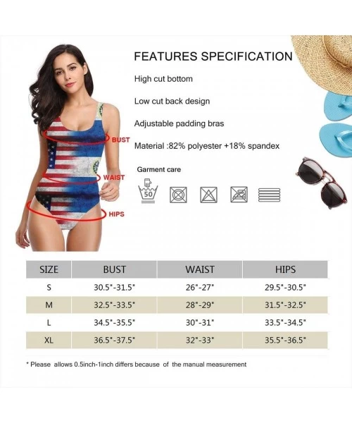 One-Pieces Women's One-Piece Swimsuits Flag of El Salvador Salvadorian Backless Bikini Ladies Summer Beach Swimwear Bathing S...