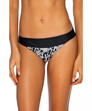 Bottoms Women's Bliss Banded Bikini Bottom Swimsuit - Sea Serpent - C2193RTWGX8