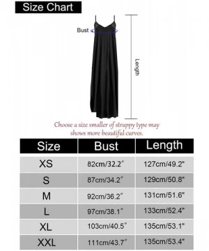 Cover-Ups Women's Summer Casual Sleeveless V Neck Strappy Split Loose Dress Beach Cover Up Long Cami Maxi Dresses with Pocket...