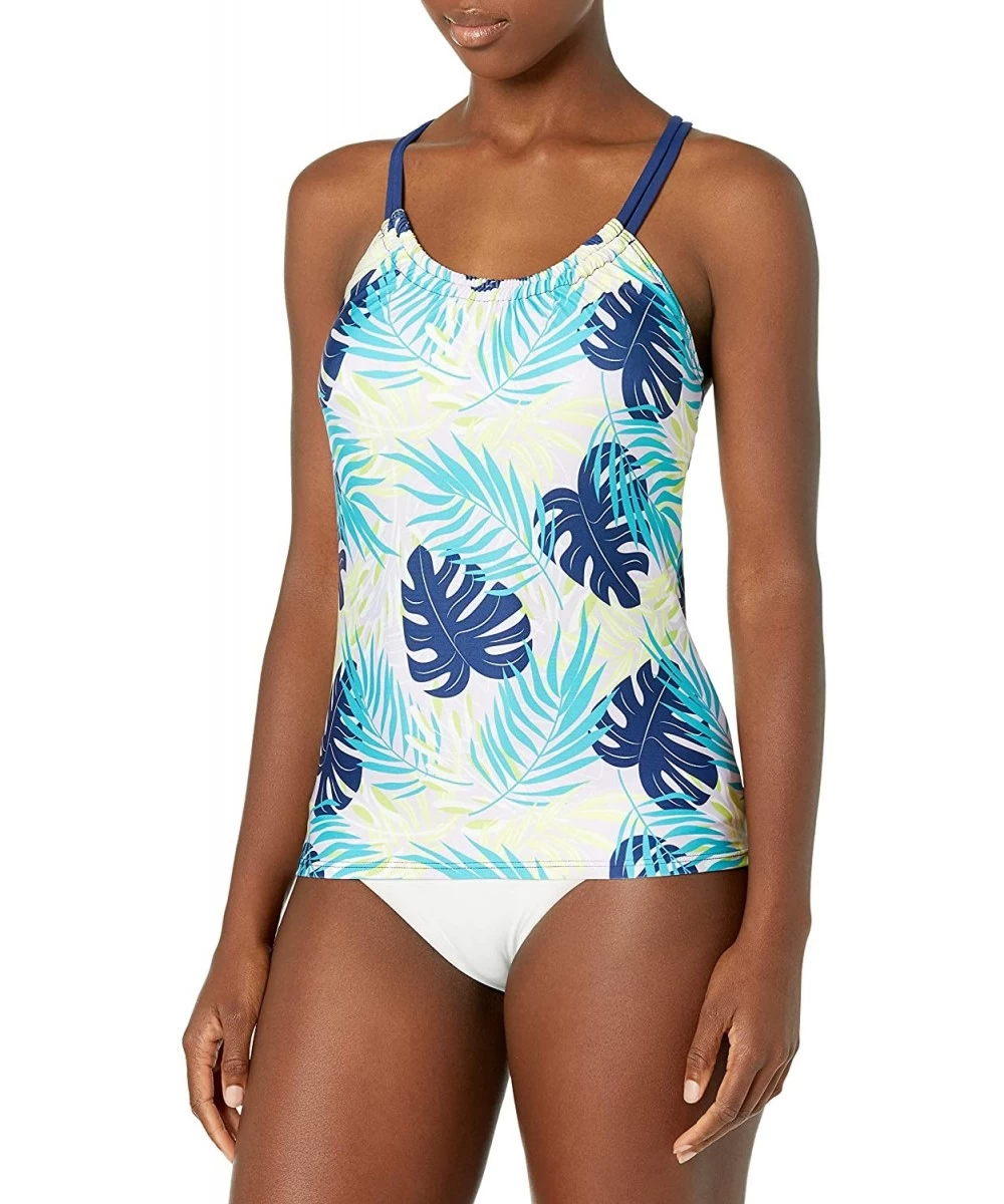 Tops Women's Ambrosia Shirr Tankini - Lilac - CK193ZW7YZW