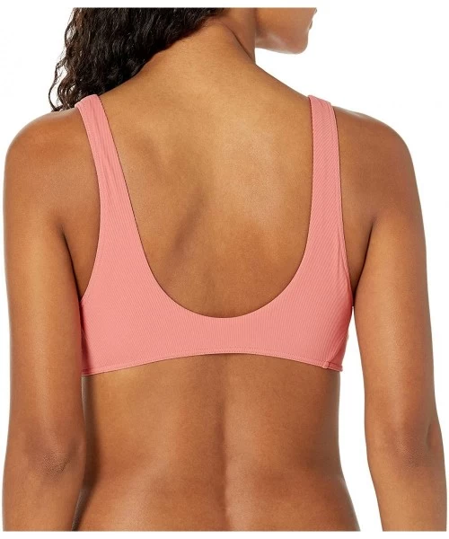 Tops Women's Simply Rib Vneck - Reef Pink - CZ18W4MGQC4