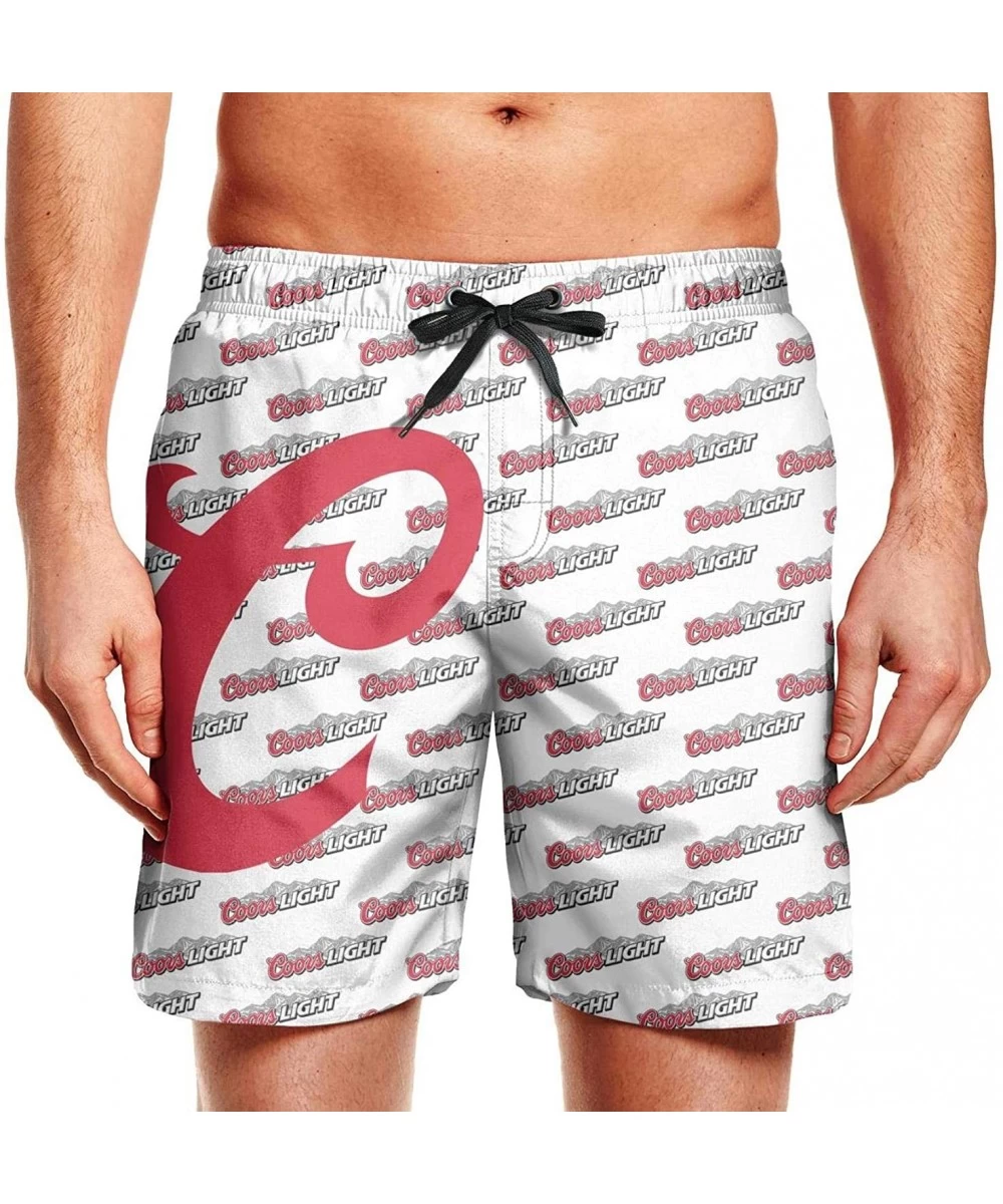 Board Shorts Coors-Light-Good-Beer- Men's Swimming Trunks Summer Fashion Beach Shorts Swim - Coors Light Brewed - CE196AAI7RW