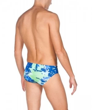 Racing Mens Molt Brief Swimsuit - Leaf - CH17YDZROMK