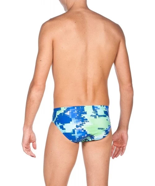 Racing Mens Molt Brief Swimsuit - Leaf - CH17YDZROMK