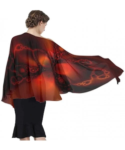 Cover-Ups Women Chiffon Scarf Sunscreen Shawl Wrap Swimsuit Cover Up Beach Sarongs - Classic Horror Blood Splatter Black Red ...