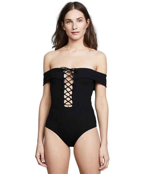 One-Pieces Women's Anja One Piece - Black - CF18997OSDS