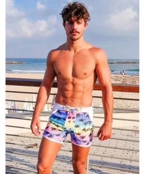 Briefs Men's Swimwear Boxer Cut Swim Brief Bikini Trunks Board Shorts Swimsuits - C018RCOD273