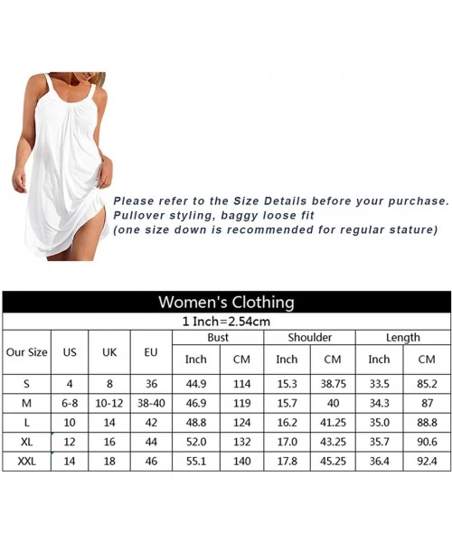 Cover-Ups Women's Summer Halter Sleeveless Dress Casual Loose Sundress Mini Beach Bikini Swimsuit Cover Ups - B-b Grey - C819...