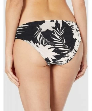 Tankinis Women's Hipster Bottom Swimsuit - Wild Tropics Black - C518TGEKUD2