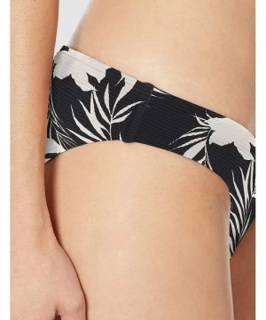 Tankinis Women's Hipster Bottom Swimsuit - Wild Tropics Black - C518TGEKUD2