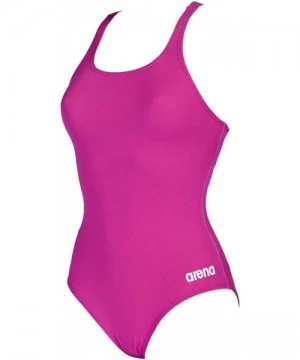 Racing Womens Madison Swim Pro Back MaxLife One Piece Swimsuit - Fresia Rose - White - CC1838Q2W7W