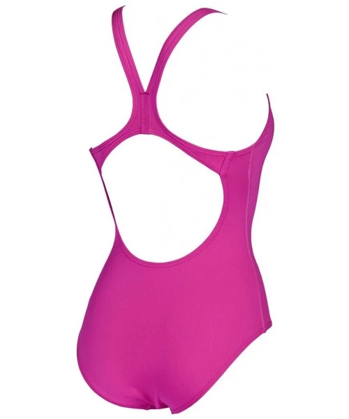 Racing Womens Madison Swim Pro Back MaxLife One Piece Swimsuit - Fresia Rose - White - CC1838Q2W7W