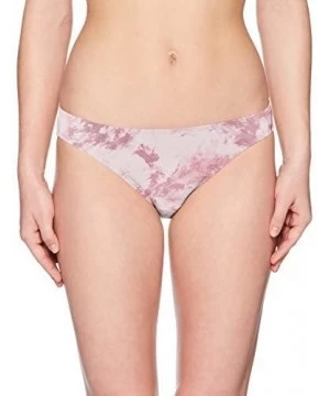 Sets Women's Americana Moderate Coverage Bikini Bottom Swimsuit - Dusty Rose - CJ1873OU8Q9